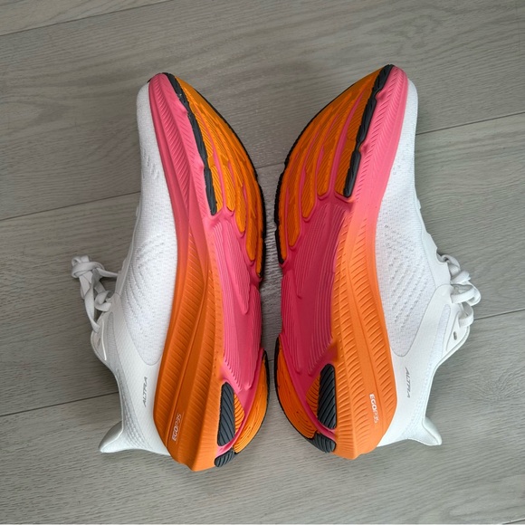 Altra Experience Flow 2 Running Shoes White/Orange/Pink Size 7 - Picture 4 of 9